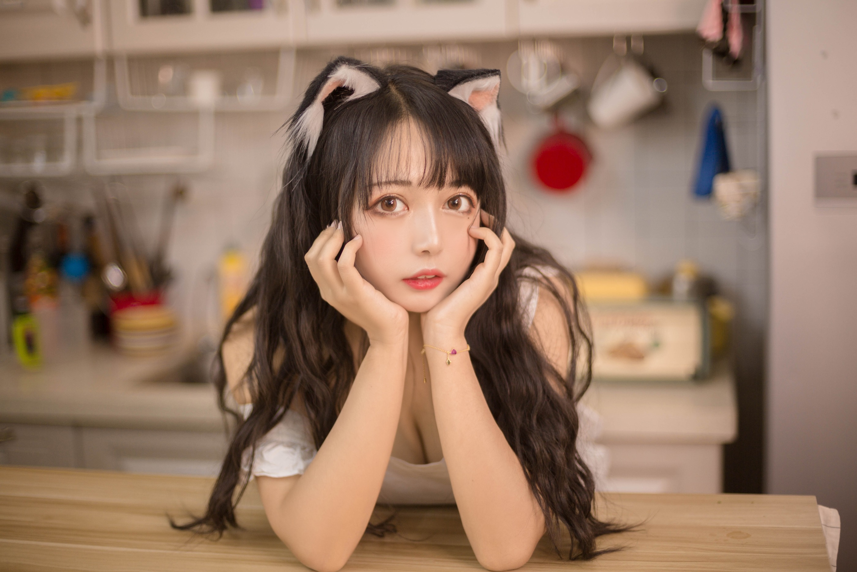 图片[1]-黑猫猫 – NO.007 厨房 [11P]-XikXak